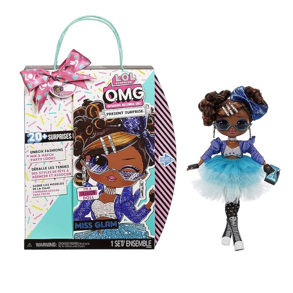 L.O.L. Surprise! O.M.G. Present Surprise Miss Glam Fashion Doll 20+ - Picture 1 of 11